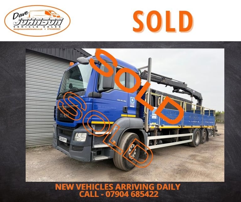 MAN ERF TG-M TGM 126.360 Dropside Brick Grab Lorry – 2016 (66)