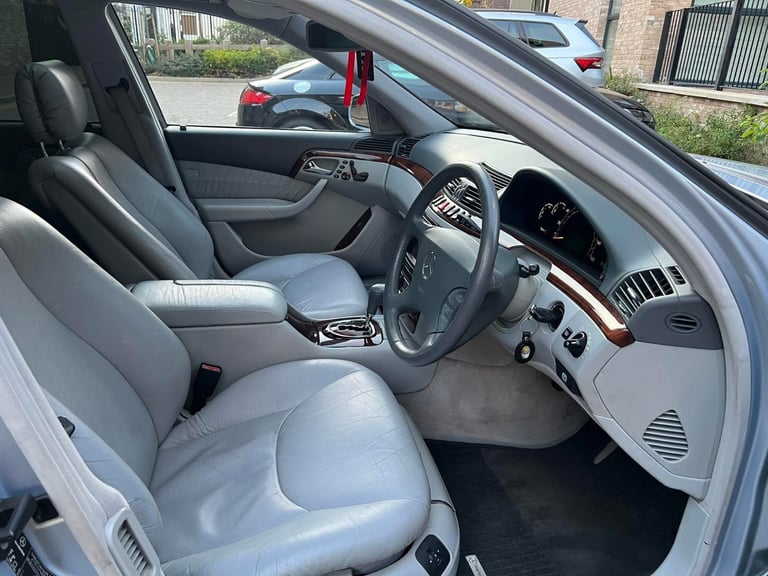2001 Y Reg Mercedes Benz S Class S500 V8 306 Bhp Low Mileage Ulez Complaint Rare Colour W220