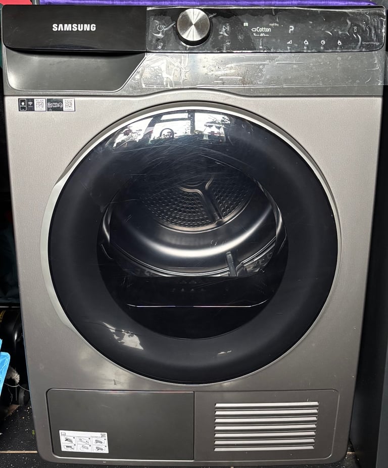 image for Samsung DV90T8240SX Series 9 AI Energy OptimalDry™ Heat Pump Tumble Dryer 9 Kg