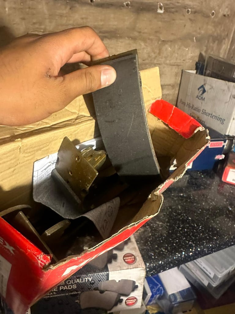 Brake shoes for transit van 