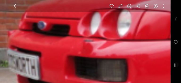 image for Escort rs cosworth morette headlights (xr3i rs2000 mk5 van)