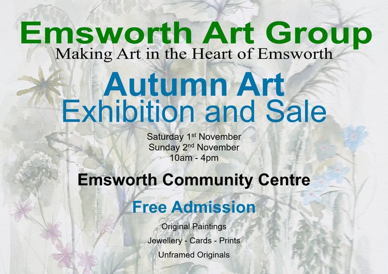 Emsworth Art Group Autumn Exhibition and Sale