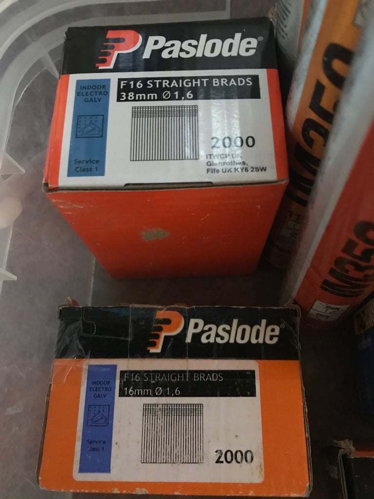 image for Assorted 2nd fix nails and gas 