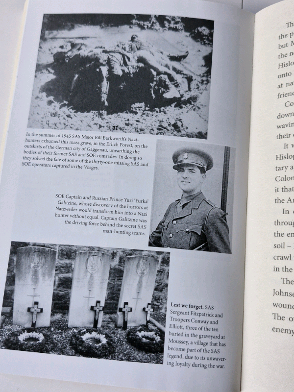 SAS NAZI HUNTERS. DAMIEN LEWIS PAPERBACK 