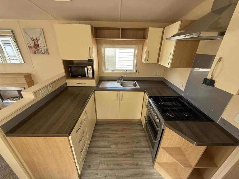 3 Bed Static Caravan 37x12 – DG, CH, Front Patio Doors – Off Site, Self Build