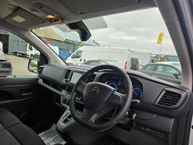 2023 Citroen Dispatch E 1000 75 kWh Enterprise M in white, 12,000 miles, full service history, 1 ...