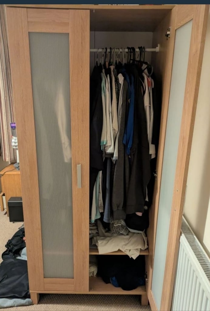 image for Double door ikea wardrobe 