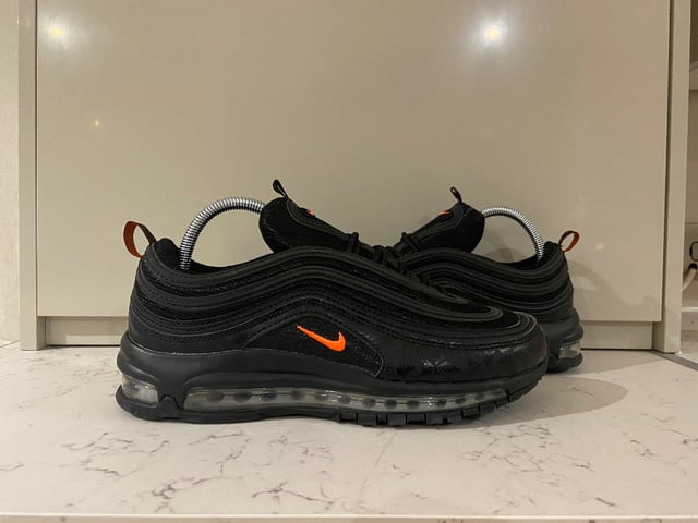 Nike Airmax 97 black orange size 9 7.5 7 and 6 in Leyton London Gumtree