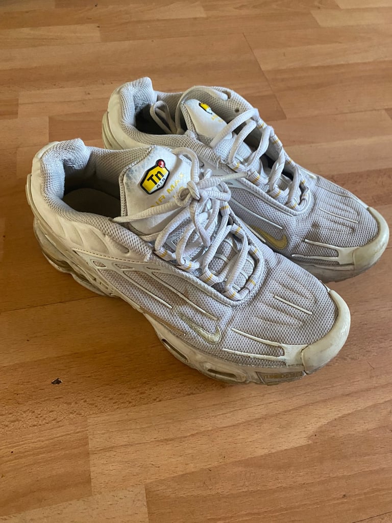 Nike TN Air Max Plus (White/Gold) Unisex