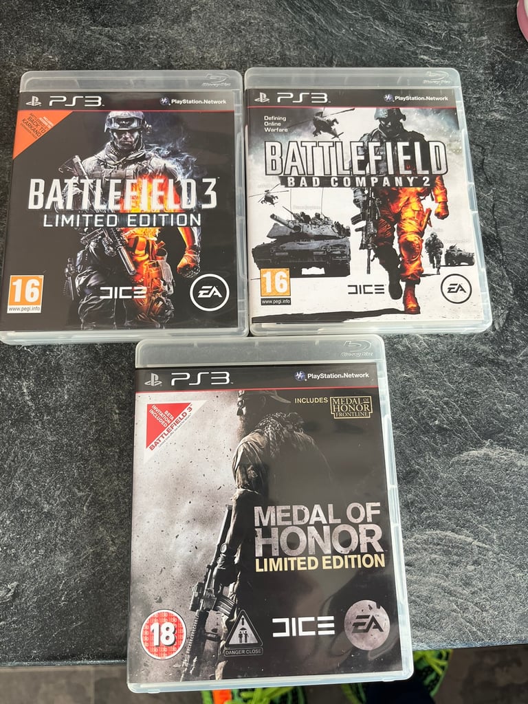 PS3 Games Bundle x 3 