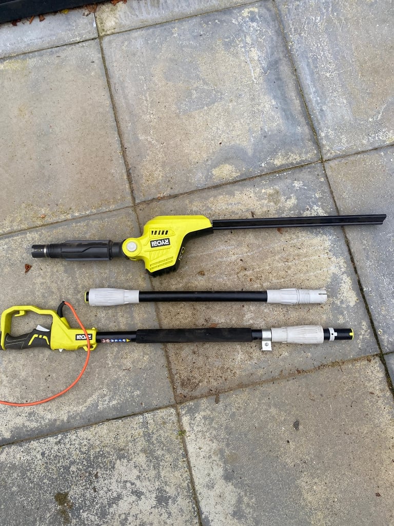 Ryobi extendable hedge trimmer 