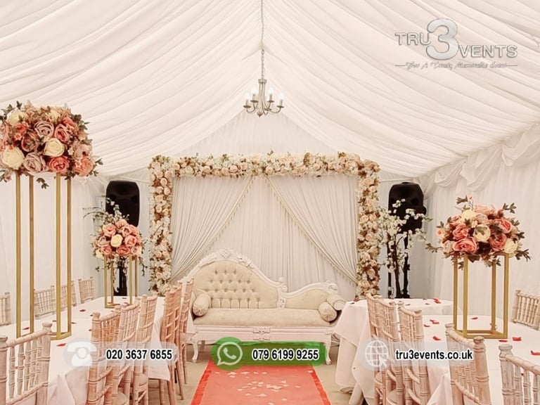 MARQUEE HIRE | Weddings | Mehndi | Dholki | Garden Party |*10% OFF *
