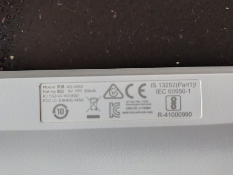 HP wireless keyboard and mouse combo
