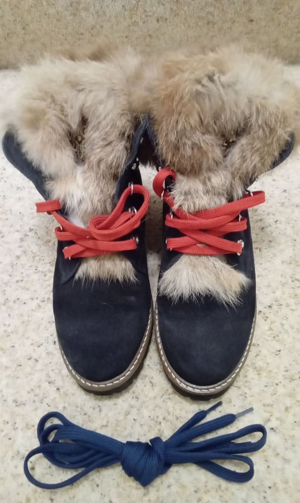 image for Brand New Handmade Italy Limited Edition La Thuile Navy Suede Ankle Boots £450