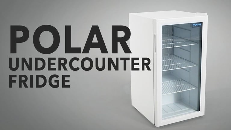 Polar C-Series Under Counter Display Fridge White - BRAND NEW- LOW ENERGY