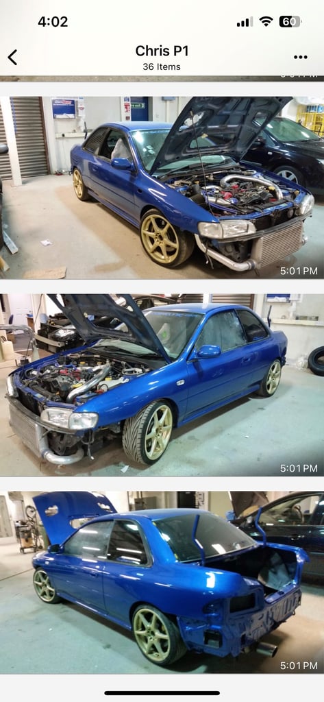 2000 Subaru Impreza P1 4WD 2dr SALOON Petrol Manual