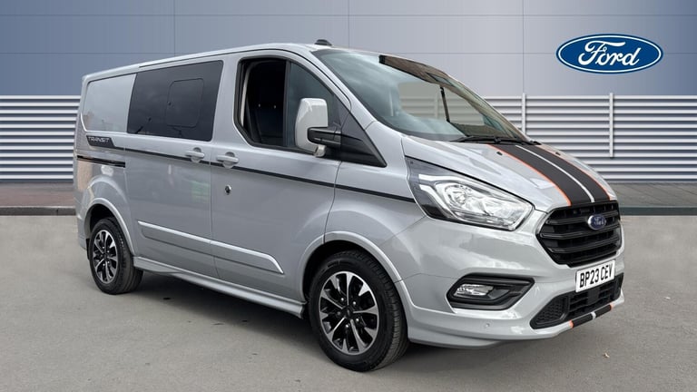 image for 2023 Ford Transit Custom 2.0 EcoBlue 170ps Low Roof D/Cab Sport Van Auto PANEL VAN DIESEL Automatic