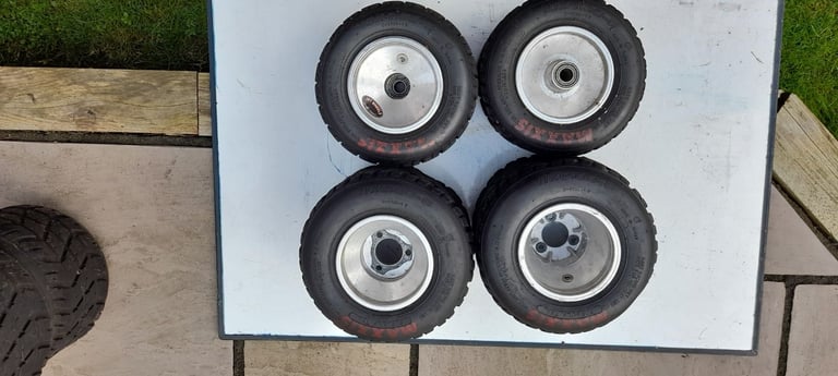 image for Maxxis TKM Wet Weather Kart Race Tyres on Rims