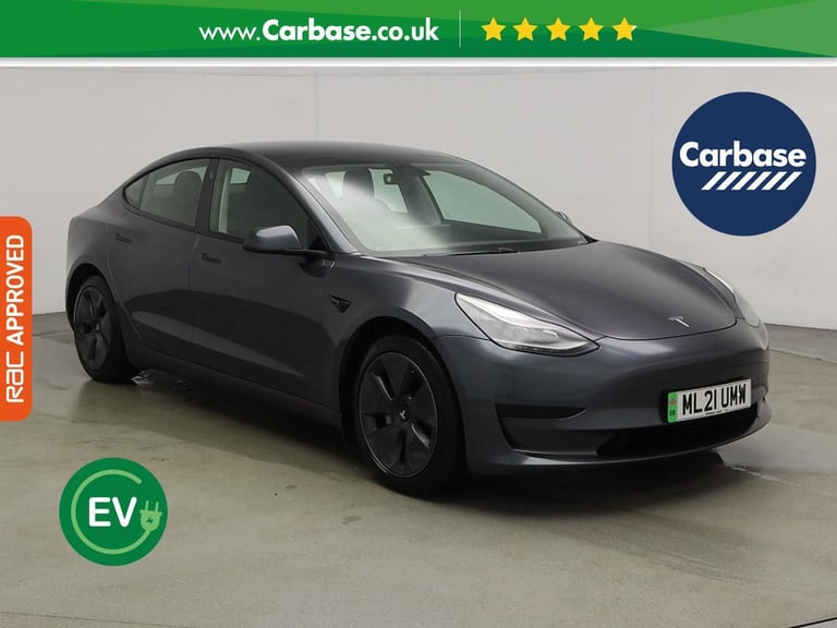 2021 Tesla Model 3 Standard Range Plus Saloon 4dr Electric Auto RWD (241 bhp) Saloon Automatic