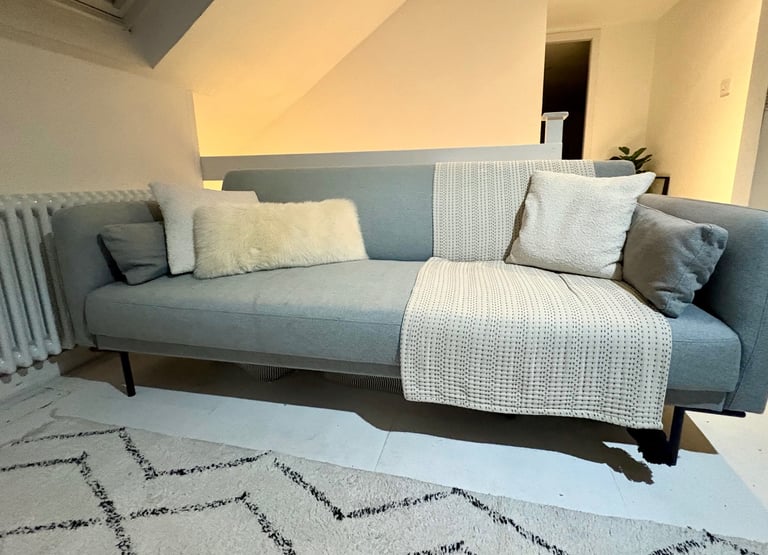 Made Harlow Click Clack Sofa Bed - Mountain Grey