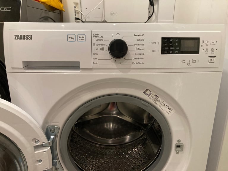 NEW Zanussi Freestanding Washer Dryer ZWD76NB4PW 7/kg/4kg 1600rpm White IG110ZD