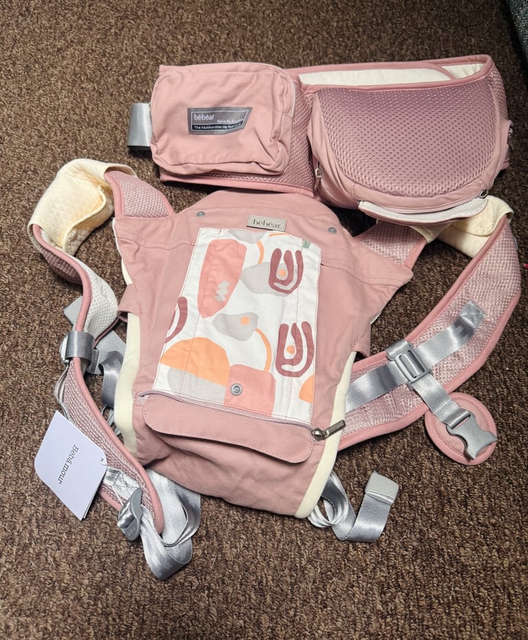 Multifunctional baby carrier with waist stool