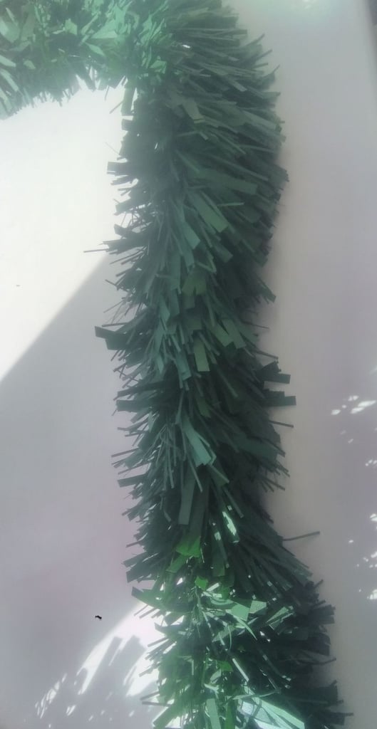 Green tinsel