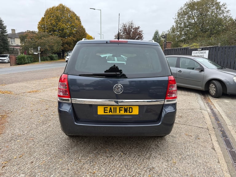 2011 Vauxhall Zafira 1.6i [115] Energy 5dr MPV Petrol Manual