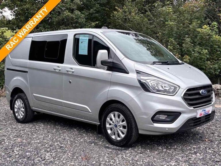 2022 Ford Transit Custom 2.0 320 Limited 6 Seater Crew Van Double Cab 5dr Diesel Auto L1 H1 Euro ...