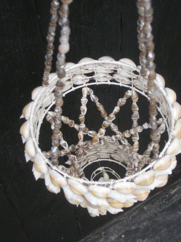 Ornamental Seashell Hanging Basket for £5.00