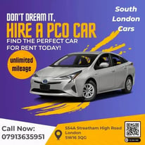 PCO Car Rent/ PCO Car Hire / Rent / Uber / Toyota Prius [ Streatham Office ]