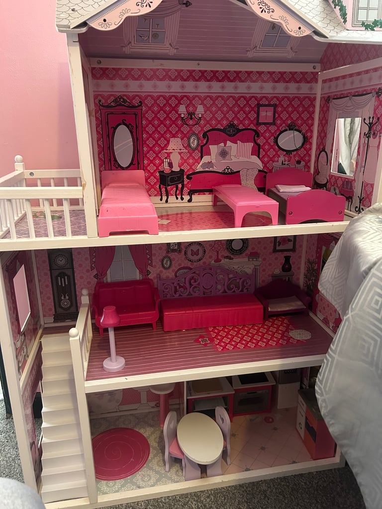 image for Dolls house with furniture 