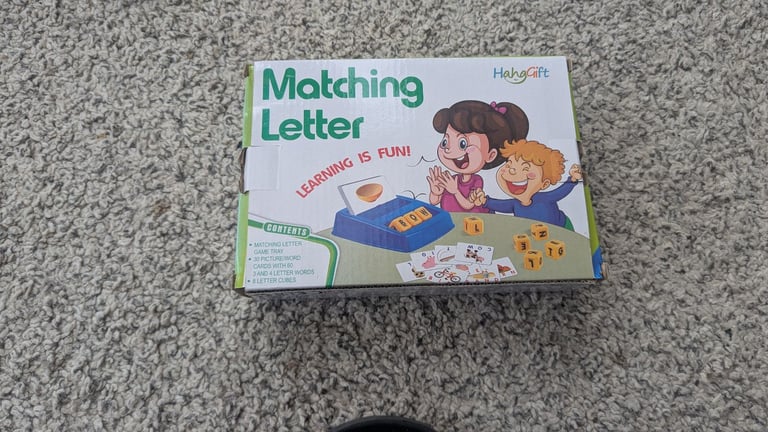 Kids matching letter game