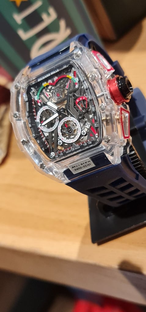 image for Men richard mille watch stylish blue