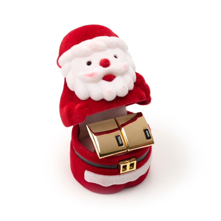 image for Men's Cufflinks Brand new in Father Christmas presentation box - stocking filler