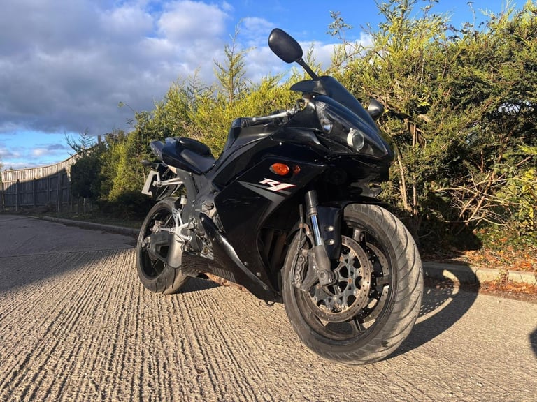 2007 57 YAMAHA YZF R1 07 4C8 SUPERBIKE SPORTS 1000 BLACK YZFR1 15k MILES