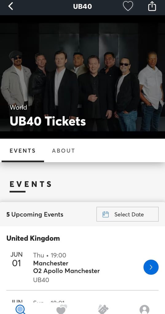 UB40 concert tickets. Manchester - O2 Apollo - UB40: 45th Anniversary