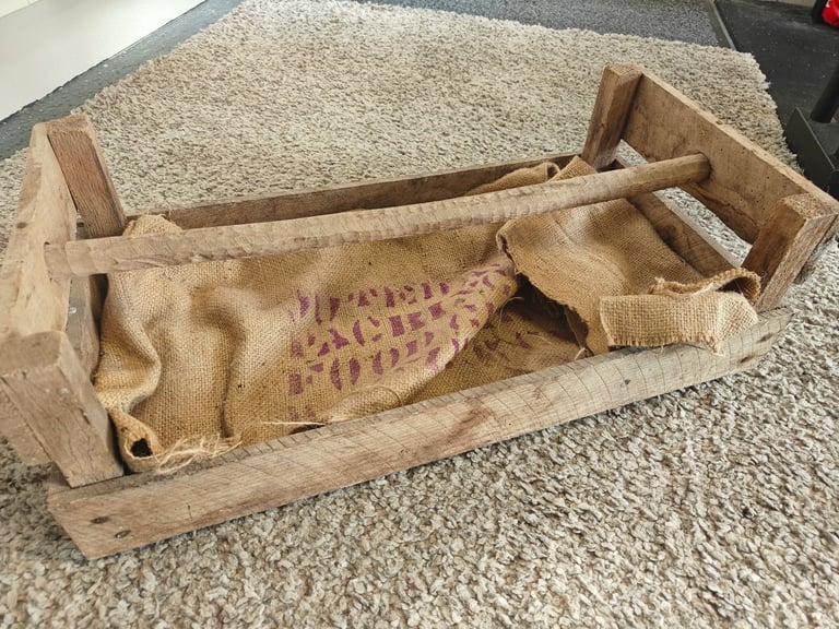 image for Old potato farm crate Shop display Kitchen e