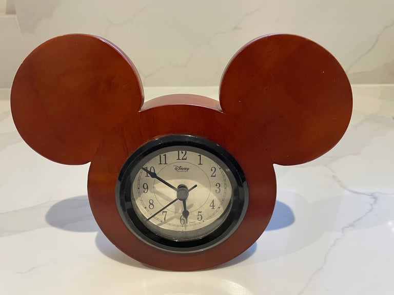 image for Disney TimeWorks Mickey Mouse Wood Clock