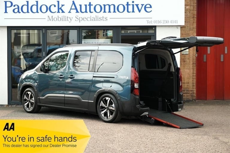 image for Peugeot Rifter BLUEHDI GT LWB, Automatic, Disabled, Wheelchair Accessible