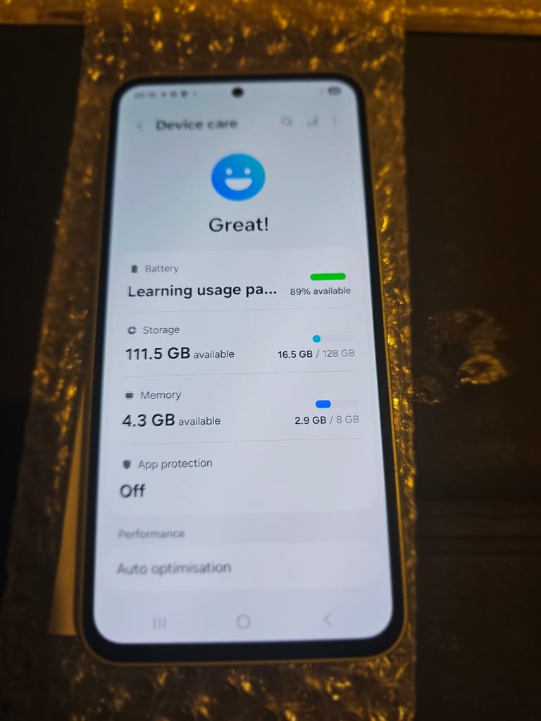 image for Samsung a54 5g 128gb dual sim unlocked £100