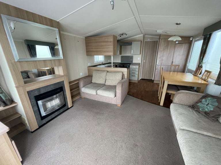 Static Holiday Caravan For Sale Off Site Swift Bordeaux 38 x 12, 3 Bedroom 