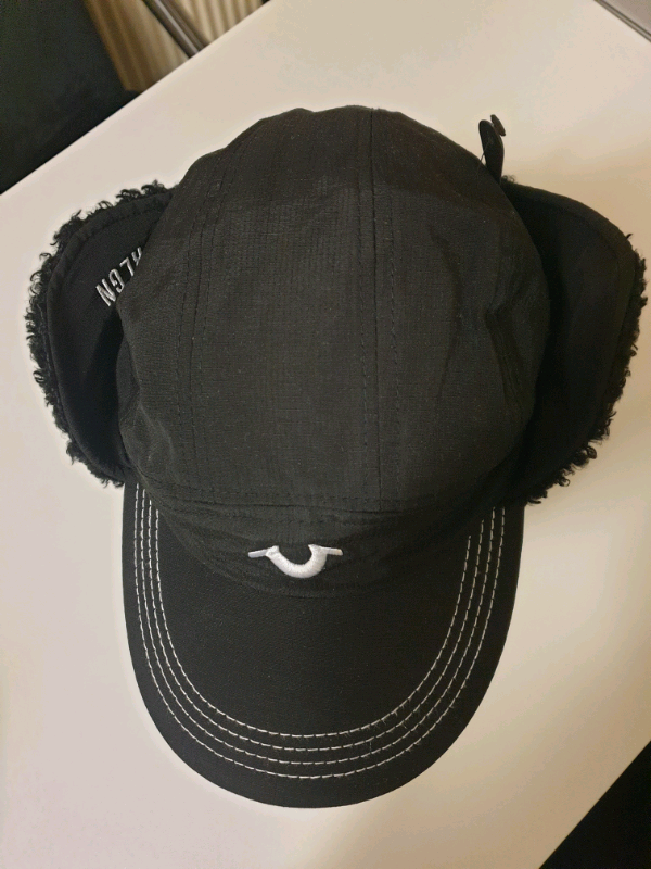 True Religion Trapper Hat Mens Winter Wear. One size fits all New