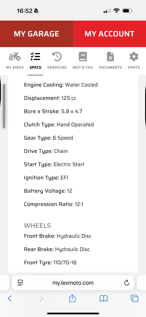 Lexmoto LXS 125 2024