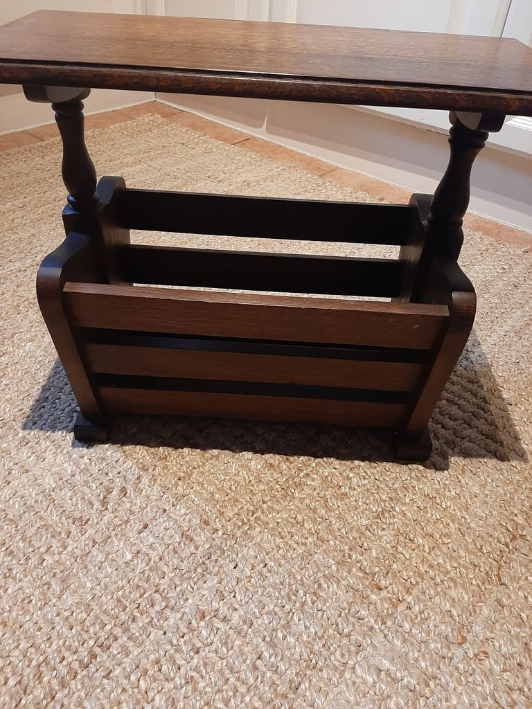 Vintage magazine rack/table