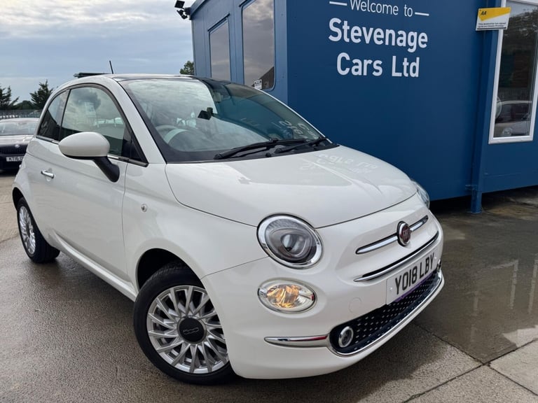 image for 2018 Fiat 500 1.2 Lounge Euro 6 (s/s) 3dr HATCHBACK Petrol Manual