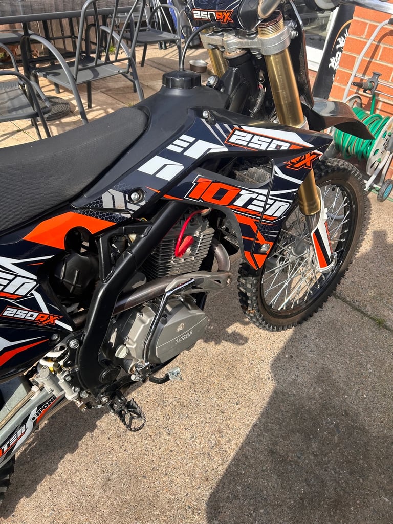 10 ten 250 rx motocross 
