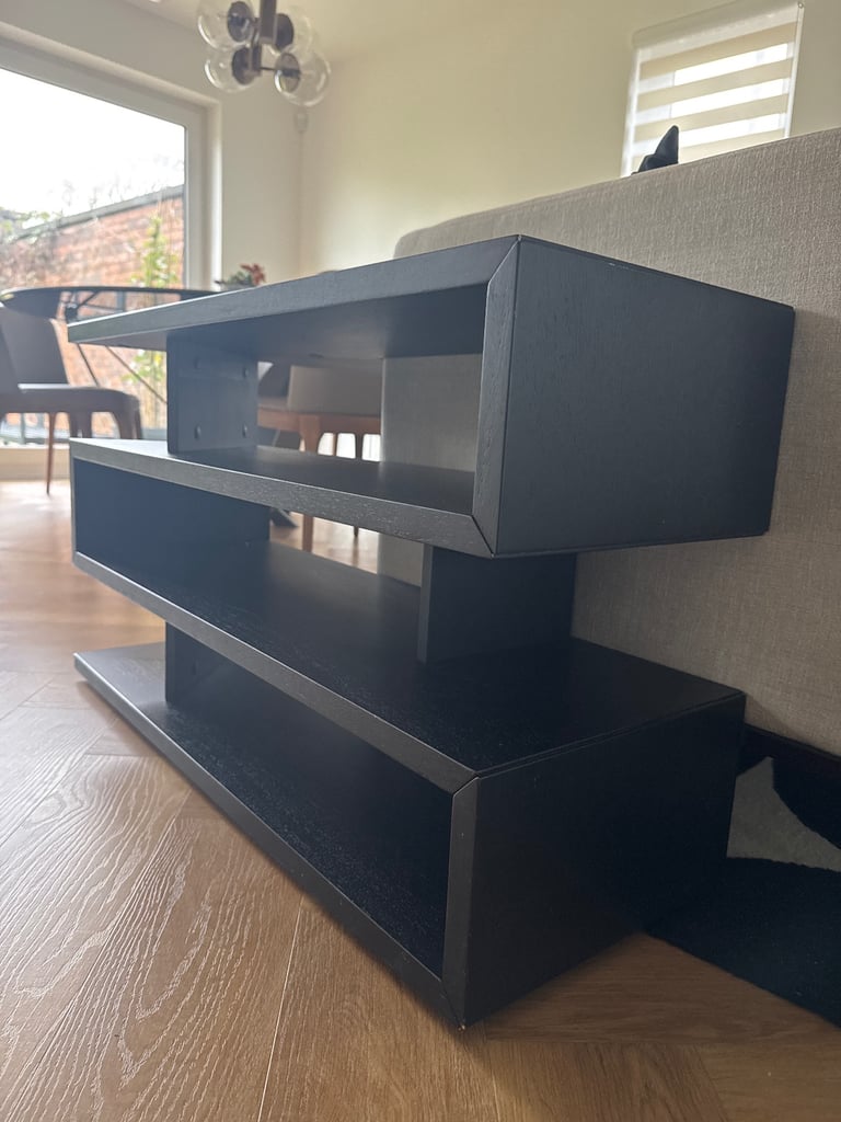 Low bookshelf “L” shaped side table 