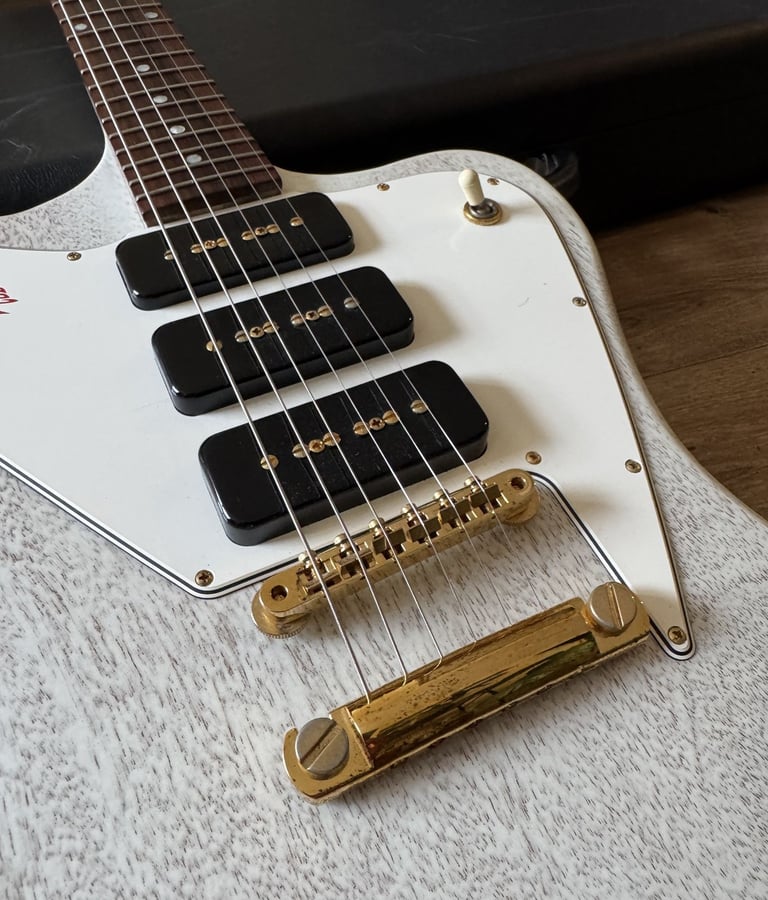 Gibson Custom Shop Firebird Non-Reversed P-90s TV White - Trades