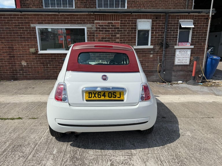 2014 Fiat 500C 1.2 Pop Euro 6 (s/s) 2dr CONVERTIBLE Petrol Manual